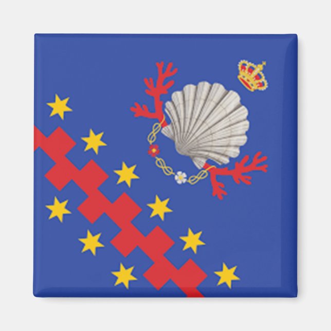Nobile Contrada del Nicchio (Seashell) Magnet (Vorne)