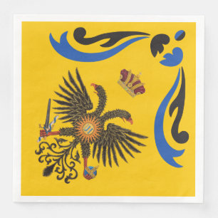 Nobile Contrada dell'Aquila Palio di Siena (Adler) Serviette