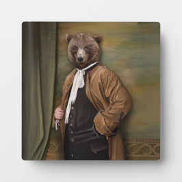 Noble Beasts - Dandy Bear Fotoplatte