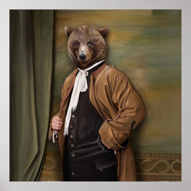 Noble Beasts - Dandy Bear Poster (Vorne)