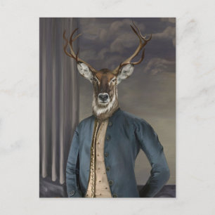 Noble Beasts - Dandy Deer  Postkarte