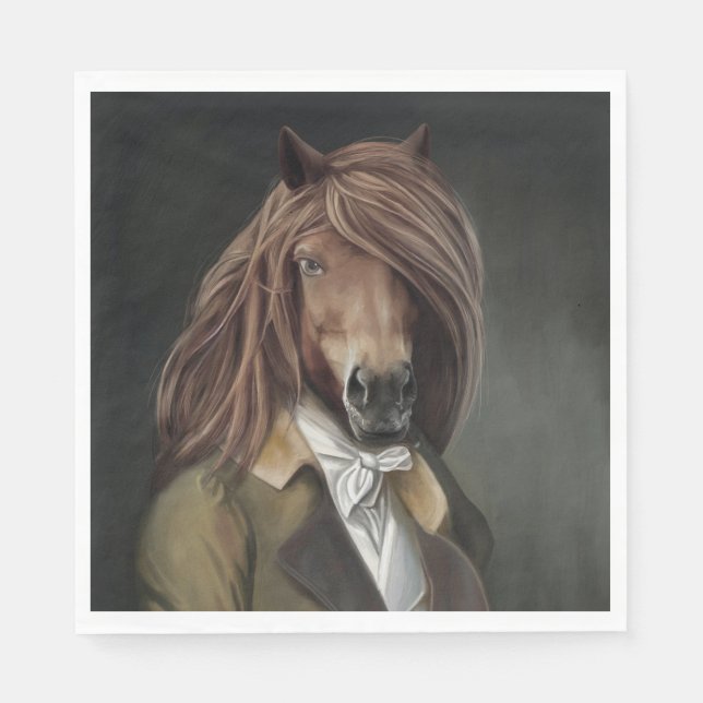 Noble Beasts - Dandy Horse Serviette (Vorderseite)