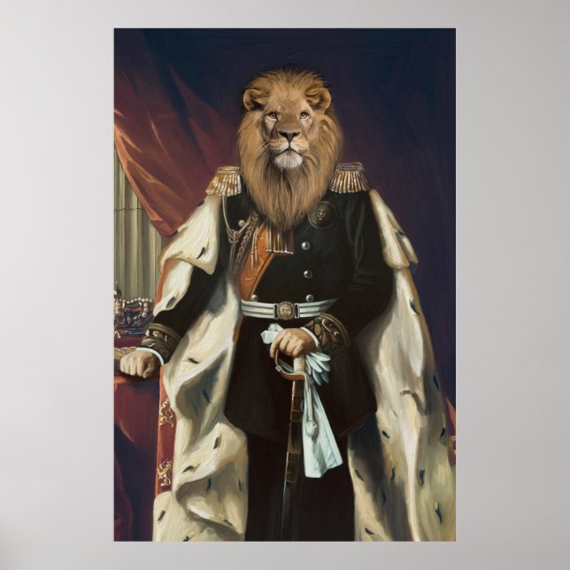Noble Beasts - Dandy Lion Poster (Vorne)