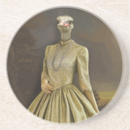 Noble Beasts - Dandy Ostrich  Getränkeuntersetzer