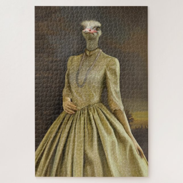 Noble Beasts - Dandy Ostrich Puzzle (Vertikal)