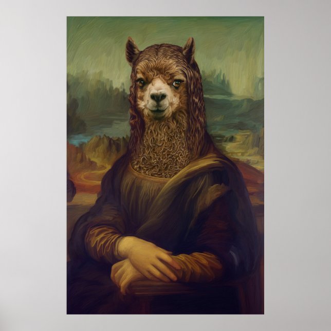 Noble Beasts - Mona Llama Poster (Vorne)