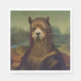 Noble Beasts - Mona Llama  Serviette
