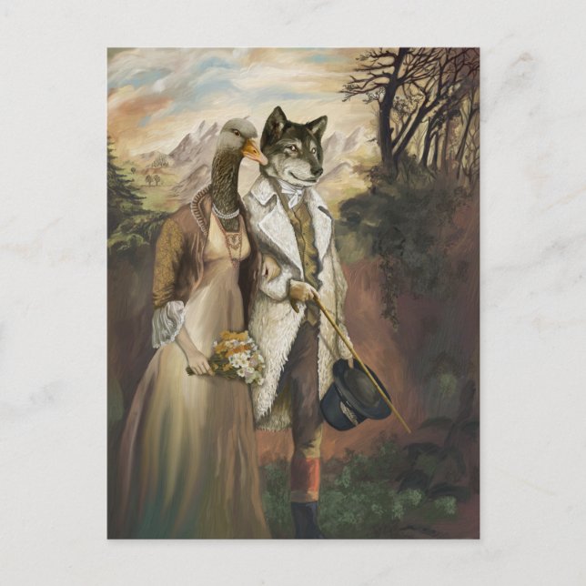 Noble Beasts - Wolf in Sheep's Clothing Postkarte (Vorderseite)