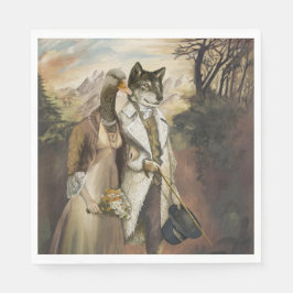 Noble Beasts - Wolf in Sheep's Clothing  Serviette