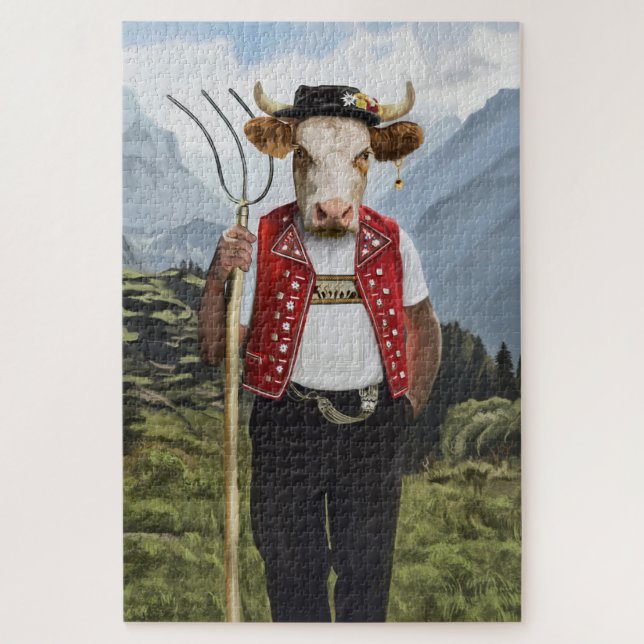 Noble Bestien - Dandy Cow Puzzle (Vertikal)