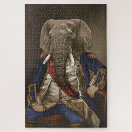 Noble Bestien - Dandy Elephant Poster Puzzle