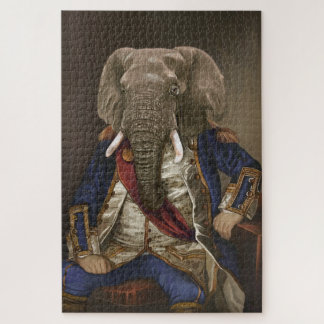 Noble Bestien - Dandy Elephant Poster Puzzle