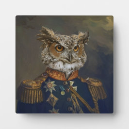 Noble Bestien - Dandy Owl Fotoplatte