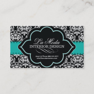 Noble Damast-Visitenkarte Visitenkarte