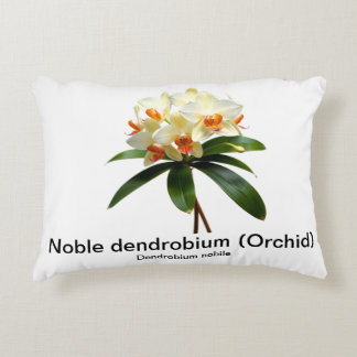 Noble Dendrobium orchid Akzent Pilz Dekokissen