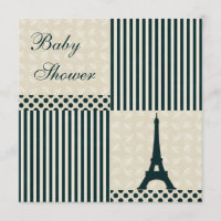 Noble Eiffelturm-Person-Babyparty