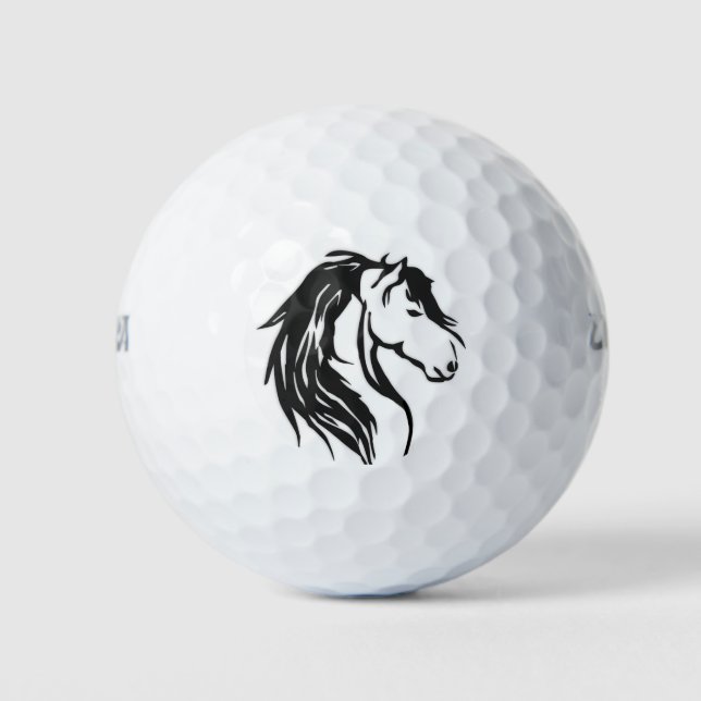 Noble Horse Head Golfball (Vorderseite)