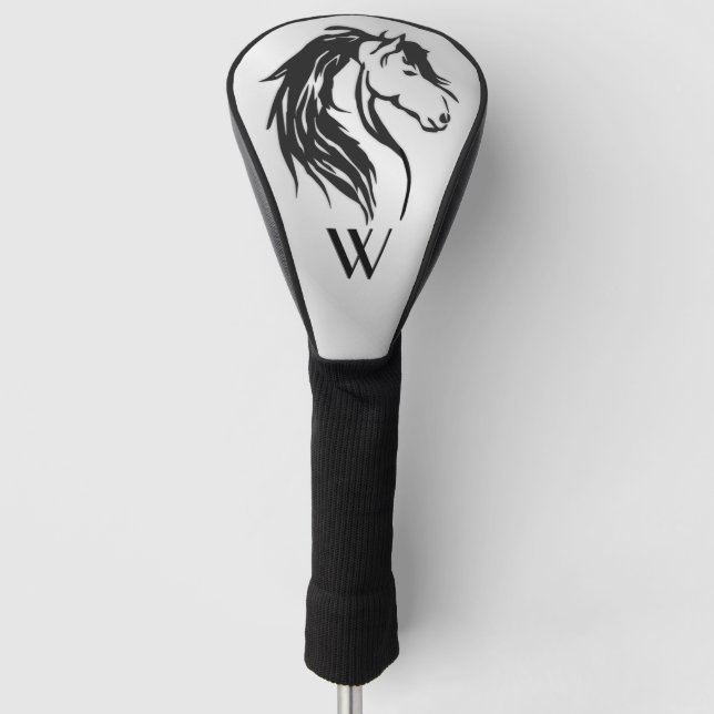 Noble Horse Head Personal Golf Headcover (Vorderseite)