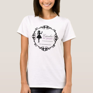 Noble Kuchen-Silhouette-Bäckerei T'Shirt T-Shirt