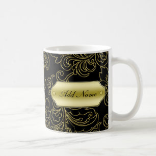 Noble Monogramm-Kaffee-Tassen Kaffeetasse