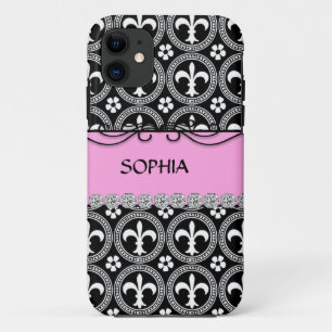 NOBLE ROSA französische Lilie IPHONE 5 ABDECKUNG Case-Mate iPhone Hülle