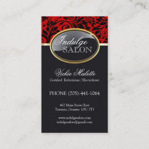 Noble Salon-und Wellness-Center-Geschäfts-Karten Terminkarte