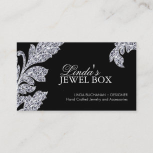 Noble Schmuck-Designer-Visitenkarten Visitenkarte