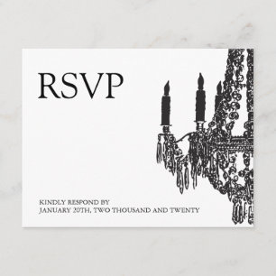 Noble Schwarzweiss-Leuchter UAWG Karten