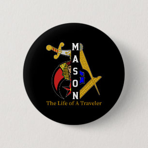 Noble Shriner Mason Das Leben der Freimaurer Button