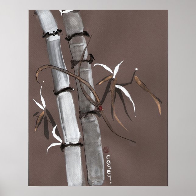 Noble Snow Spirit wie Bamboo Poster (Vorne)