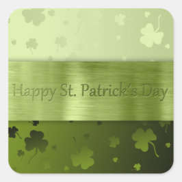 Noble St. Patrick's Day Kleeblatts - Aufkleber
