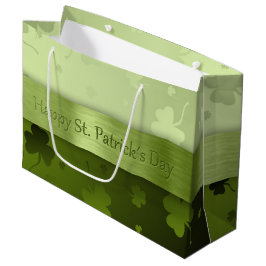 Noble St. Patrick's Day Kleeblatts Große Geschenkt Geschenktüte