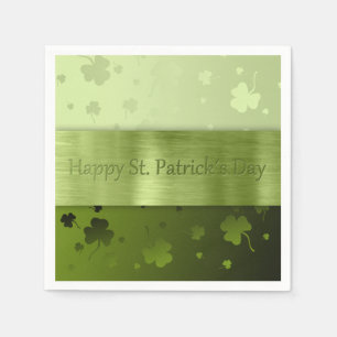 Noble St. Patrick's Day Kleeblatts - Paper Napkin Serviette