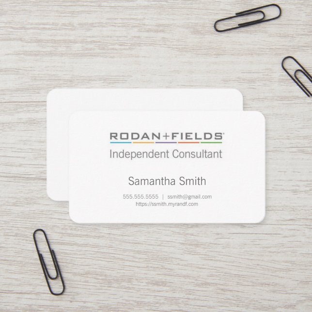 Noble unabhängige Berater-Karten Visitenkarte (Vorderseite/Rückseite Beispiel)