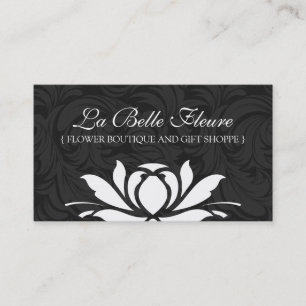 Noble und elegante BlumenVisitenkarten Visitenkarte