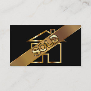 Noble wirkliche Anwesen-Geschäfts-Karten Visitenkarte