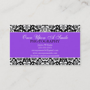 Nobler Damast Visitenkarte