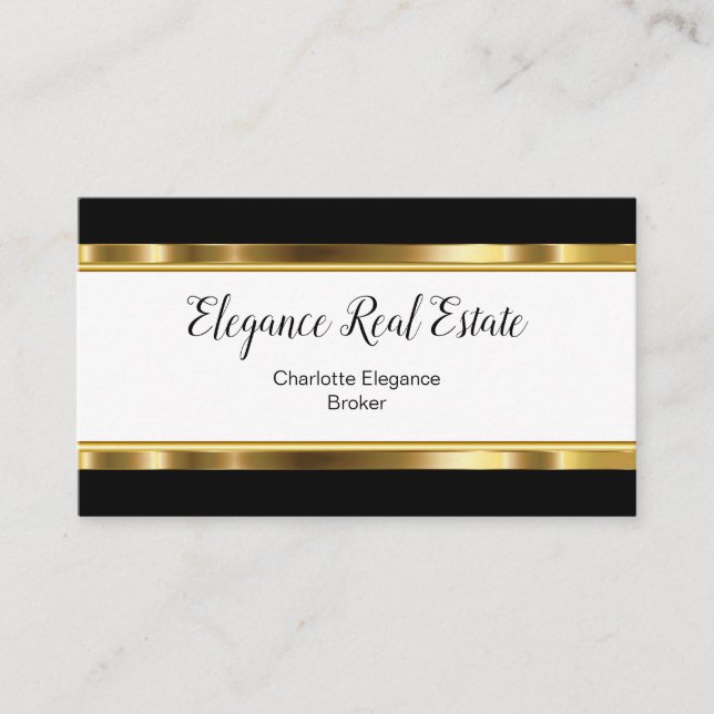 Nobler Entwurfs-wirkliche Anwesen-Geschäftskarten Visitenkarte (Vorderseite)