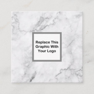 Nobler Geschäfts-Logo-Entwurf Quadratische Visitenkarte