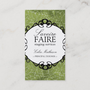 Nobler Innenraum, der Visitenkarten entwirft Visitenkarte