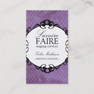 Nobler Innenraum, der Visitenkarten entwirft Visitenkarte