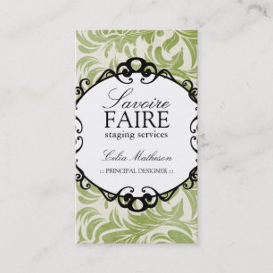 Nobler Innenraum, der Visitenkarten entwirft Visitenkarte