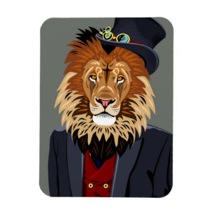 Nobler Löwe Magnet
