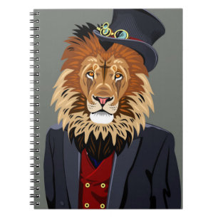 Nobler Löwe Notizblock