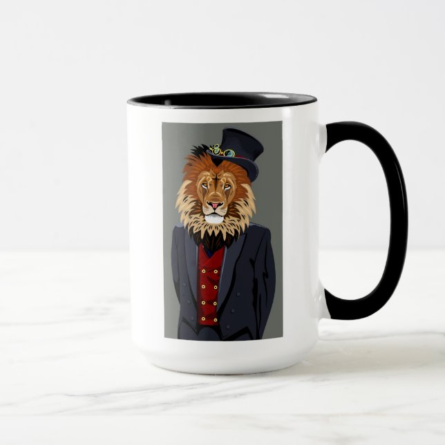 Nobler Löwe Tasse (Rechts)