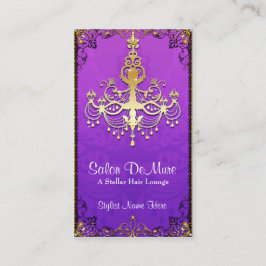 Nobler moderner hoch entwickelter Designer-Salon Terminkarte