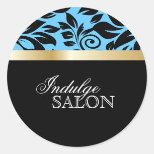Nobler Wellness-Center-und Salon-Aufkleber Runder Aufkleber
