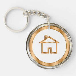 Nobler wirklicher Anwesen-Schlüsselanhänger Schlüsselanhänger