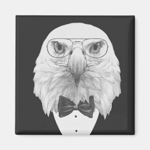 Nobles Eagle-Porträt Magnet
