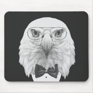 Nobles Eagle-Porträt Mousepad